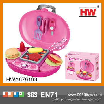 Interessante crianças cozinhar jogo conjunto brinquedos casa jogo jogo brinquedo miúdos bbq jogo brinquedo